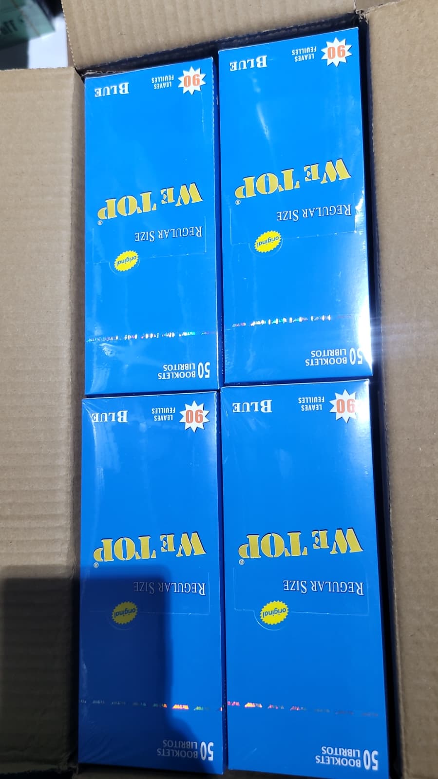 Wetop Blue White Rice Papers full box bulk — Royal Mist Nairobi Kenya