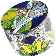 Rick and Morty 4-Part Grinder – Kief Catcher – Royal Mist Smoke Shop Nairobi