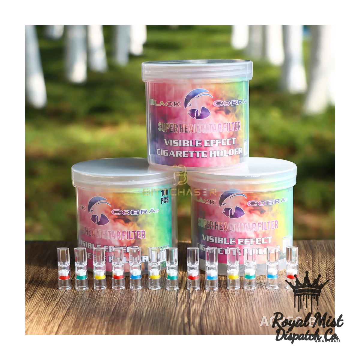 Disposable Transparent Filter Cartridges 100 Pack — Buy in Nairobi | Royal Mist