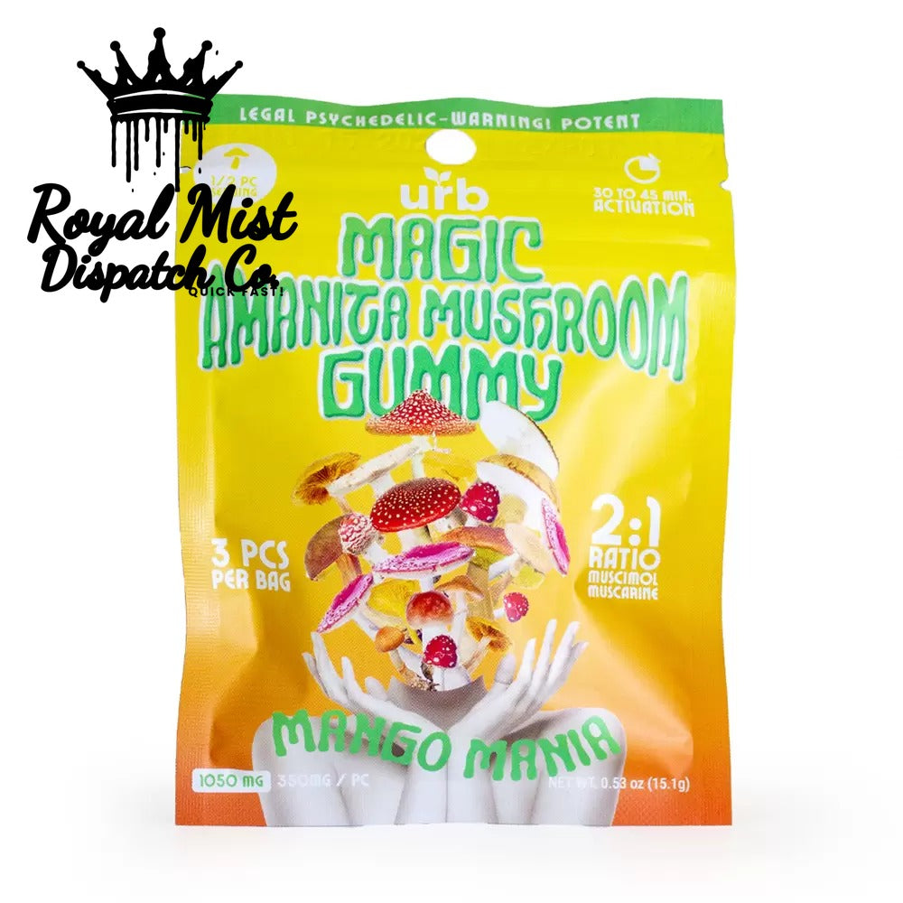 Amanita Magic Mushroom Gummies Mango Mania Royal Mist Nairobi Kenya