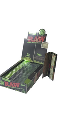 RAW Black Organic 1¼ Rolling Papers Box — Buy in Nairobi Kenya | Royal Mist Dispatch Co.