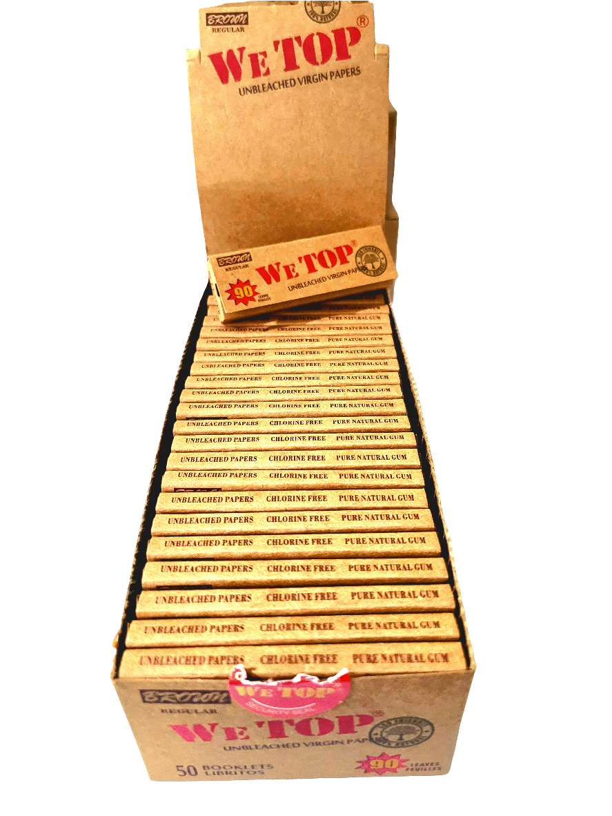Wetop Brown Regular 100 Leaves open booklet — Royal Mist Nairobi