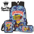 BACKWOODS Backpack Set 3Pcs Army Blue Royal Mist Nairobi Kenya