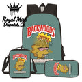 BACKWOODS Backpack Set 3Pcs Powder Green Royal Mist Nairobi Kenya
