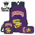 BACKWOODS Backpack Set 3Pcs Purple Royal Mist Nairobi Kenya