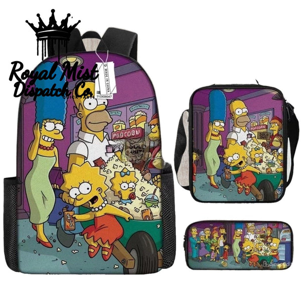 BACKWOODS Backpack Set of 3Pcs – Simpsons Fam