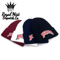 BACKWOODS Embroidery Beanie Hat Royal Mist Nairobi Kenya 1