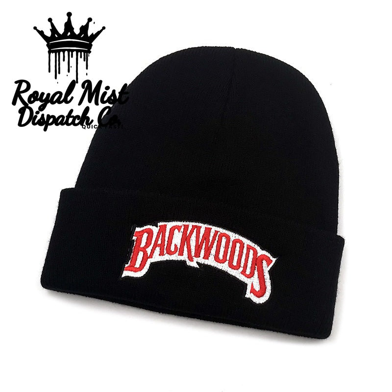 BACKWOODS Embroidery Beanie Hat Royal Mist Nairobi Kenya 2