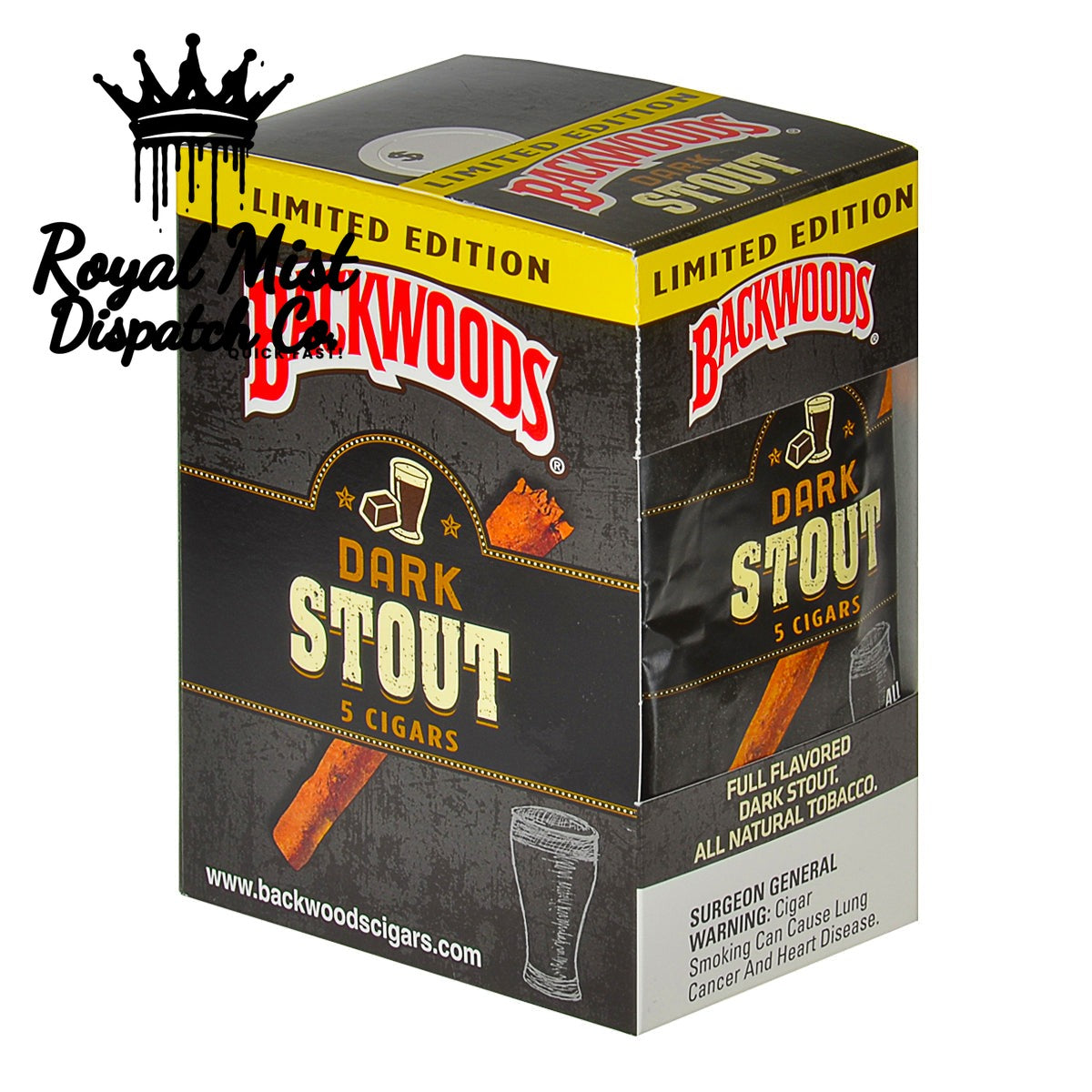 Backwoods Dark Stout Cigars 5 Pack Royal Mist Nairobi Kenya 2