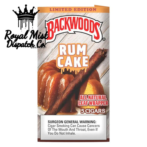 Backwoods Rum Cake Cigars 5 Pack