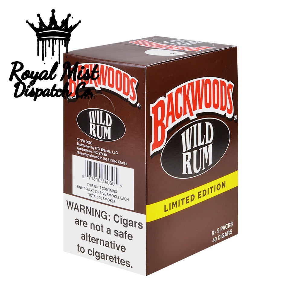 Backwoods Wild Rum Cigars 5 Pack Royal Mist Nairobi Kenya 3