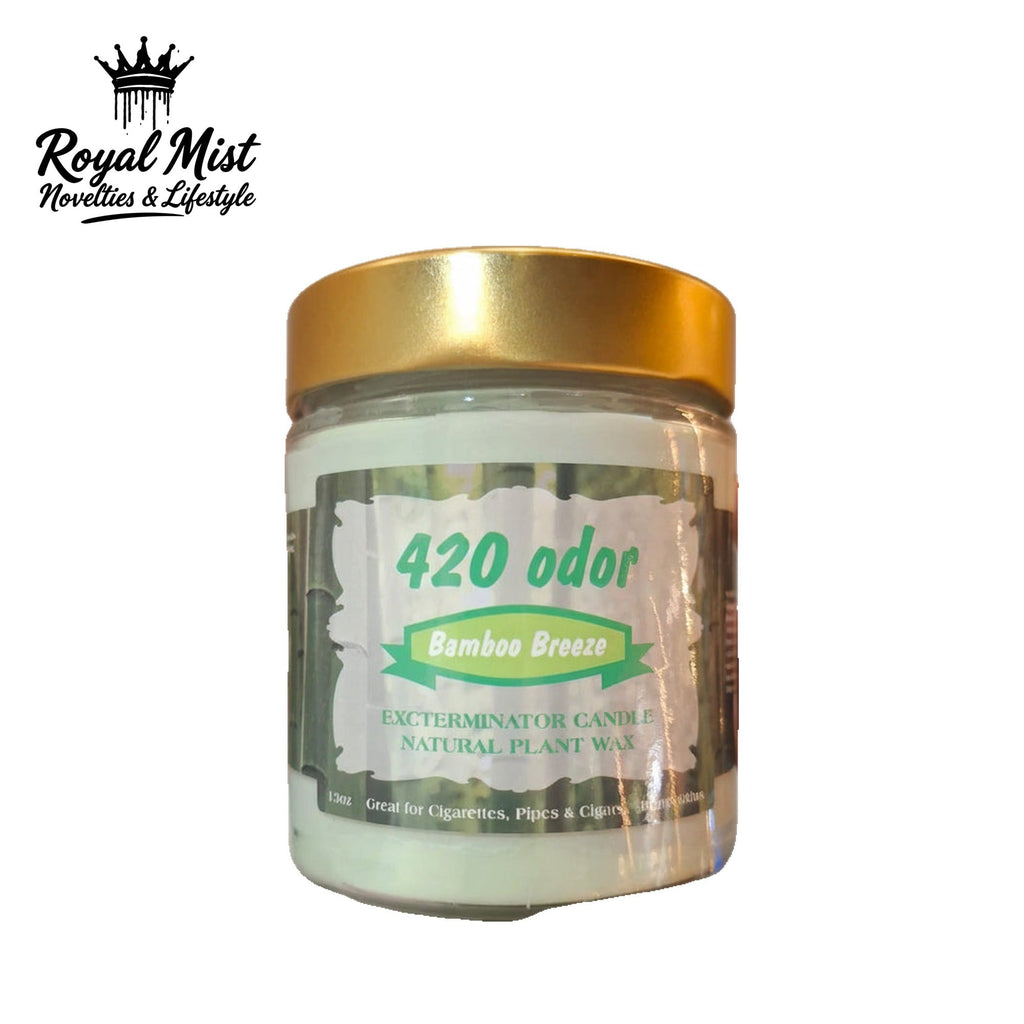 420 Odor Eliminator Candle - Bamboo Breeze - Royal Mist
