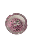 Baked Bunny Art Round Glass Ashtray 85mm Royal Mist Nairobi Kenya 1