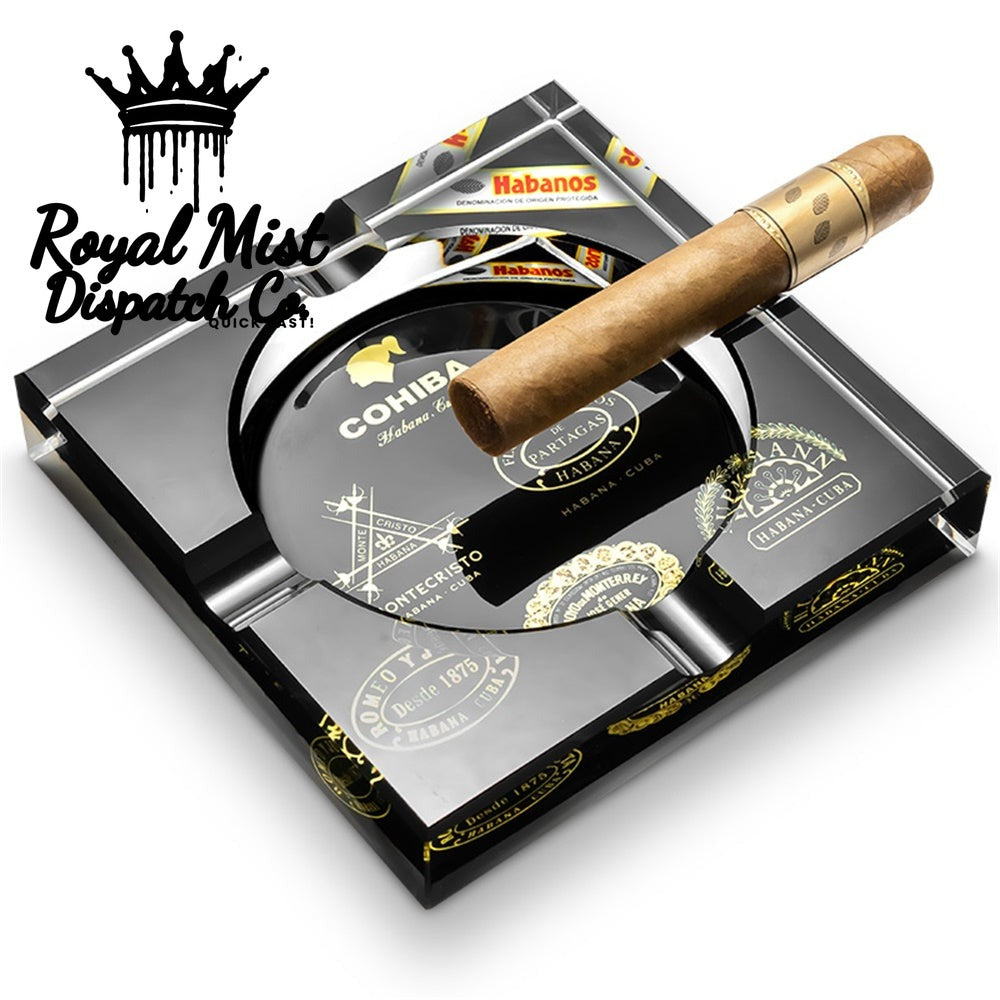 Black Cohiba Cigar Ashtray Royal Mist Nairobi Kenya 2