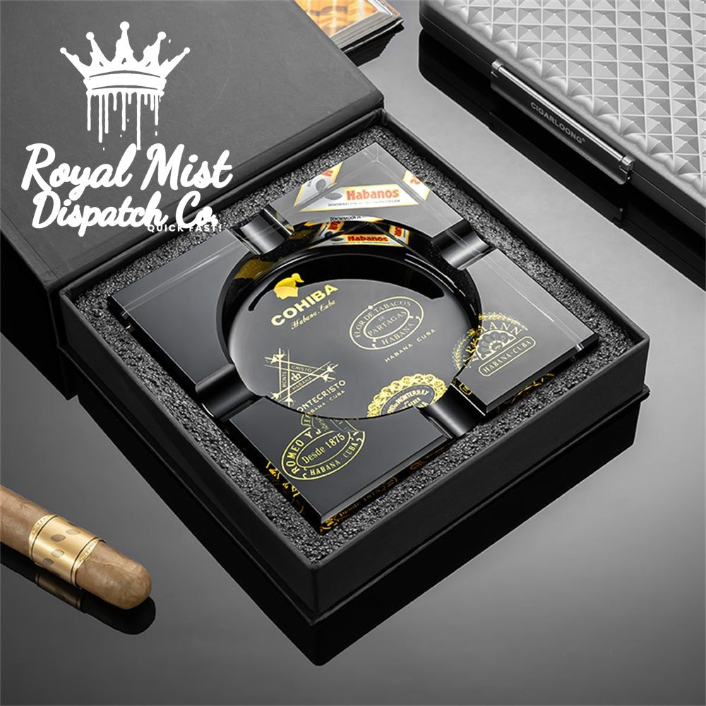 Black Cohiba Cigar Ashtray Royal Mist Nairobi Kenya 3