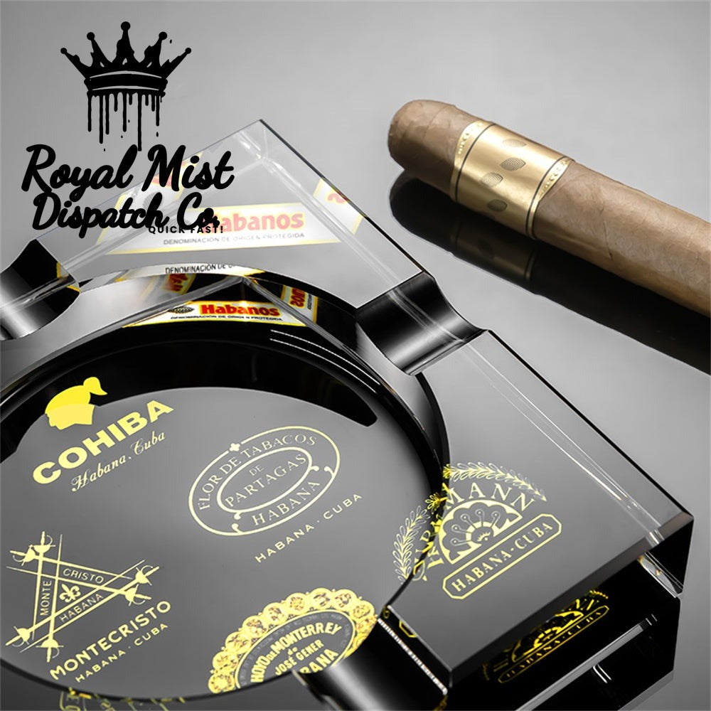 Black Cohiba Cigar Ashtray Royal Mist Nairobi Kenya 6