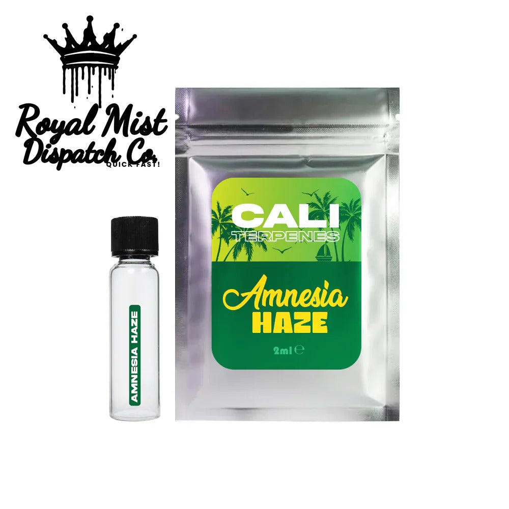 Cali Terpenes Premium USA Grown Terpene Extracts Amnesia Haze Royal Mist Nairobi Kenya