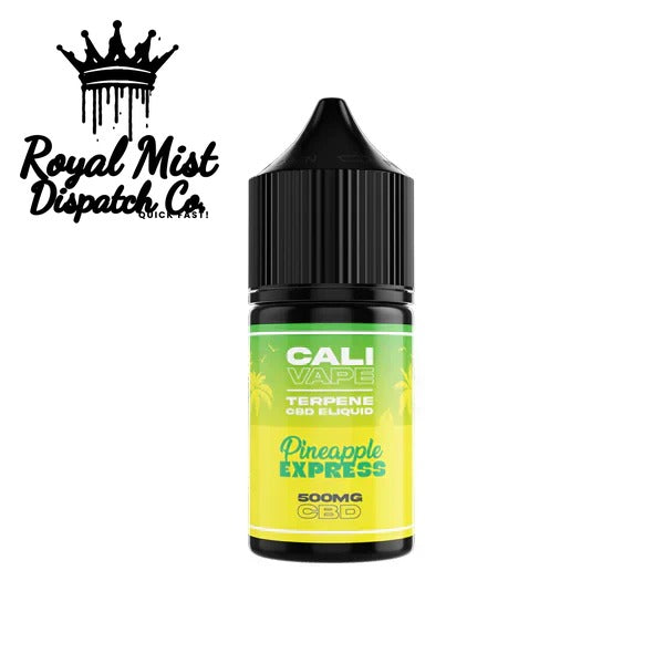 CALI VAPE 500mg Broad Spectrum CBD E-liquid Pineapple Express Royal Mist Nairobi Kenya