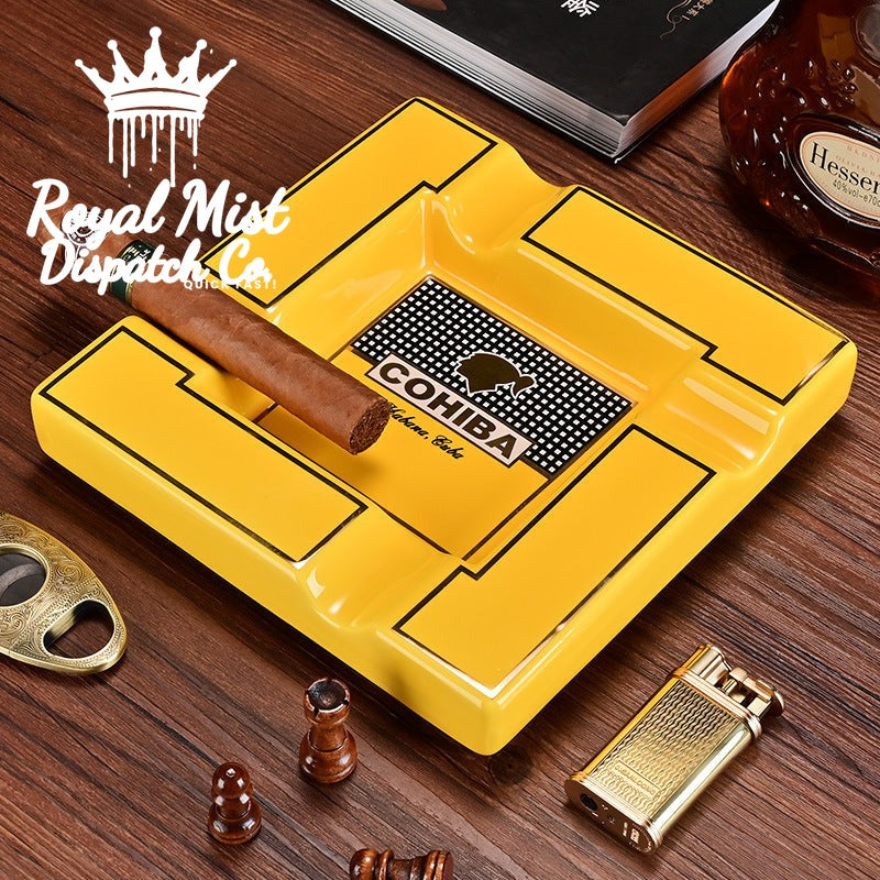 Ceramic Cigar Ashtray Collection Royal Mist Nairobi Kenya 3