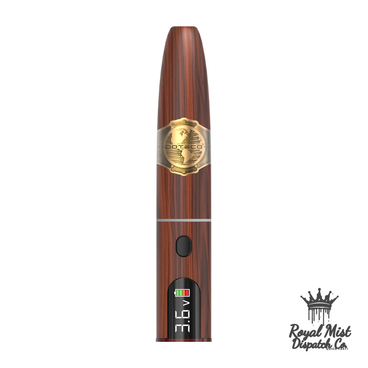 Cigar Style Concealed 510 pen battery American Walnut — Buy in Nairobi | Royal Mist