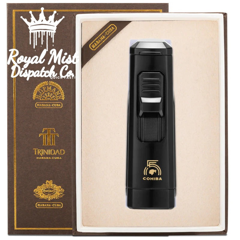 COHIBA Cigar Torch Lighter 4 Torch Jet Flame Refillable Royal Mist Nairobi Kenya 3