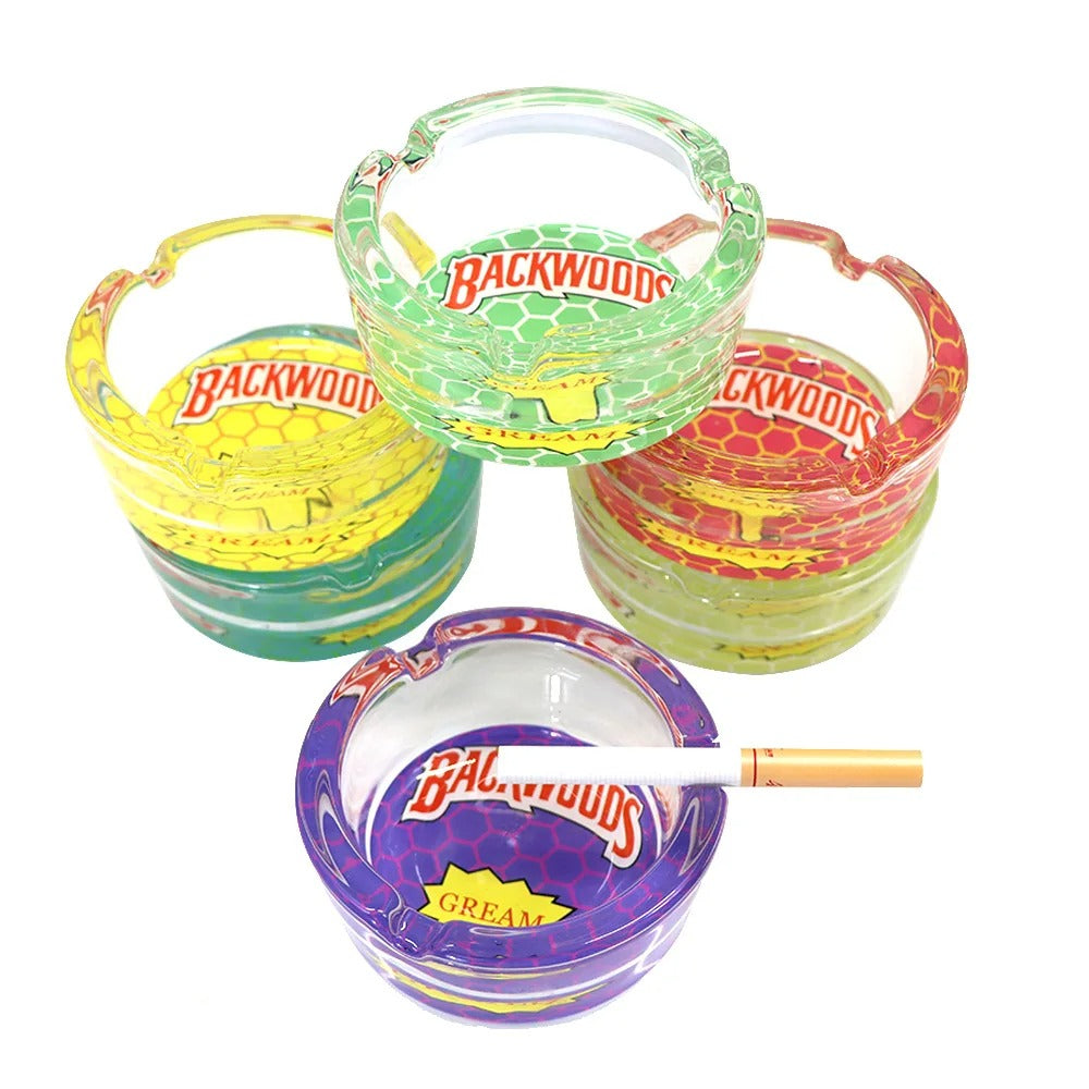 Backwoods 66mm Round Glass Ashtray — Buy in Nairobi Kenya | Royal Mist