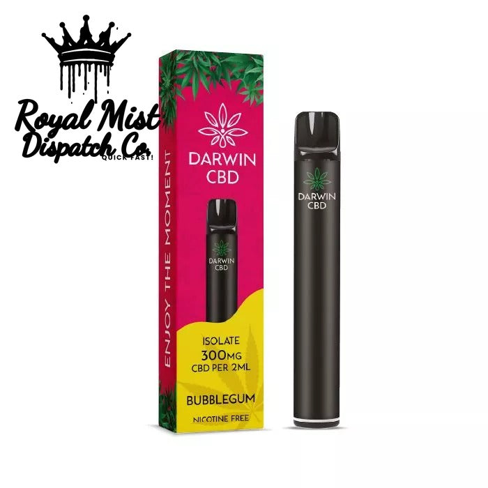 Darwin CBD 300mg CBD Isolate Vape Kit Bubblegum Royal Mist Nairobi Kenya