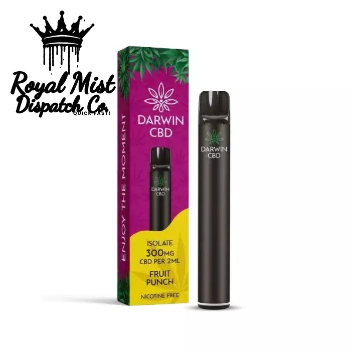 Darwin CBD 300mg CBD Isolate Vape Kit Fruit Punch Royal Mist Nairobi Kenya