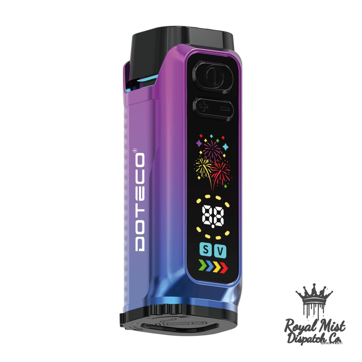 DOTECO Tik40 ULTRA 510 battery and lighter Rainbow — Buy in Nairobi | Royal Mist