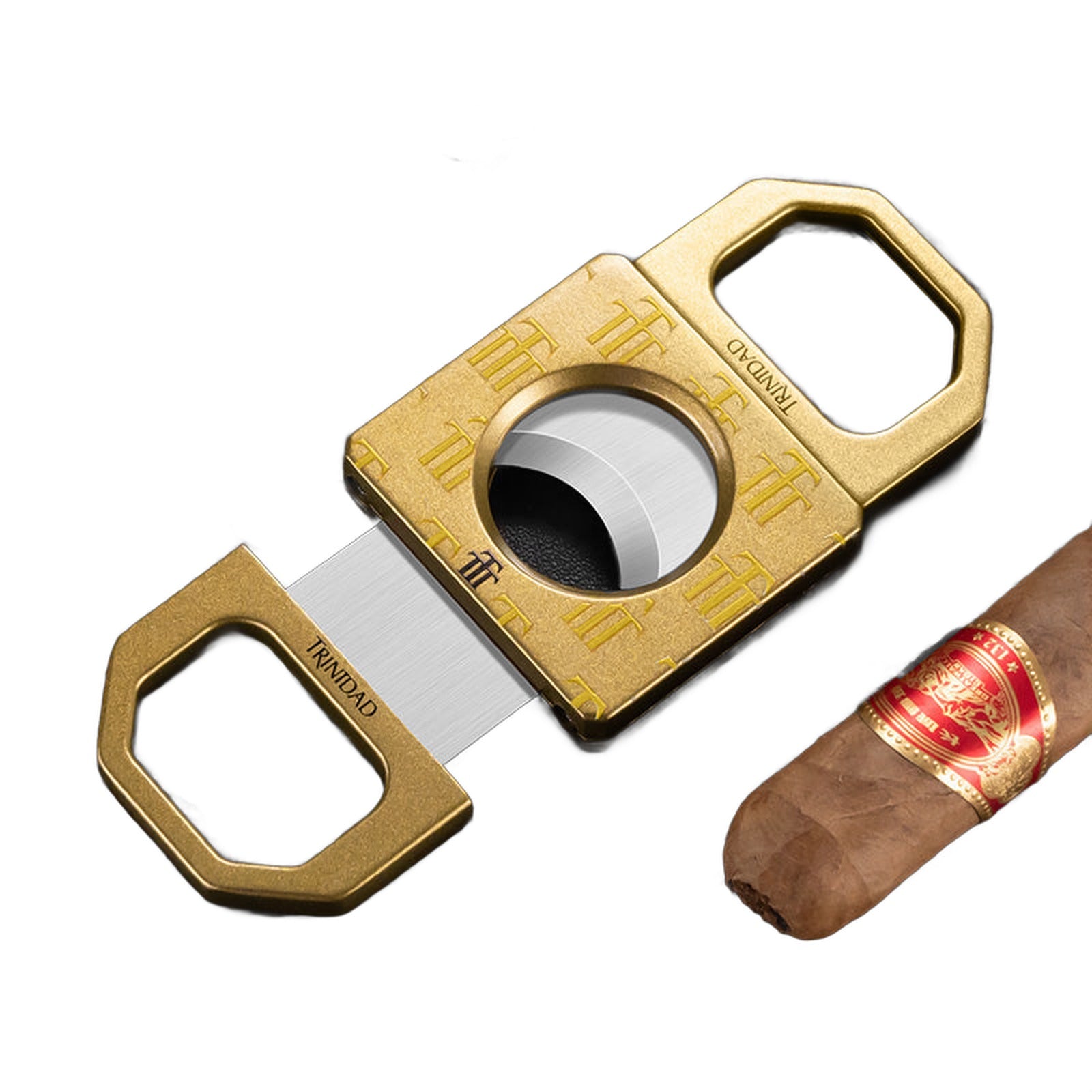 Double Blade Stainless Steel V-Cutter Cigar Cutter Gold Cigar Cutter — Buy in Nairobi | Royal Mist