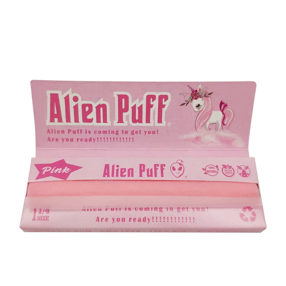 Alien Puff 1¼ Pink Rolling Papers Booklet — Buy in Nairobi Kenya | Royal Mist
