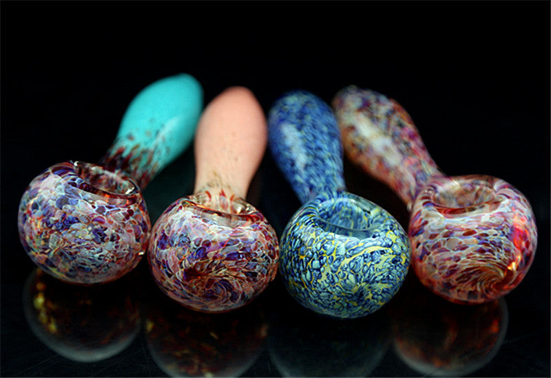 Hippculture Stylish Glass Pipe angle — Royal Mist Smoke Shop Kenya