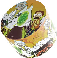 Rick and Morty Weed Grinder 63mm – Alloy Kief Catcher Grinder Kenya