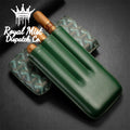 Goyard 3-Cigar Leather Case Royal Mist Nairobi Kenya 1