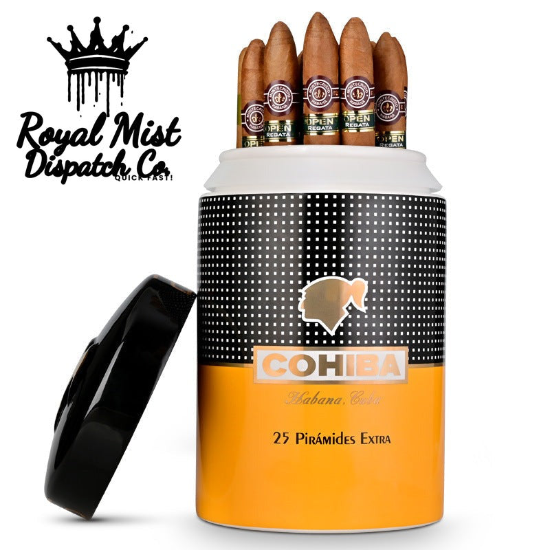 Humidor Jar Habanos Cohiba 25 Cigars Royal Mist Nairobi Kenya 4
