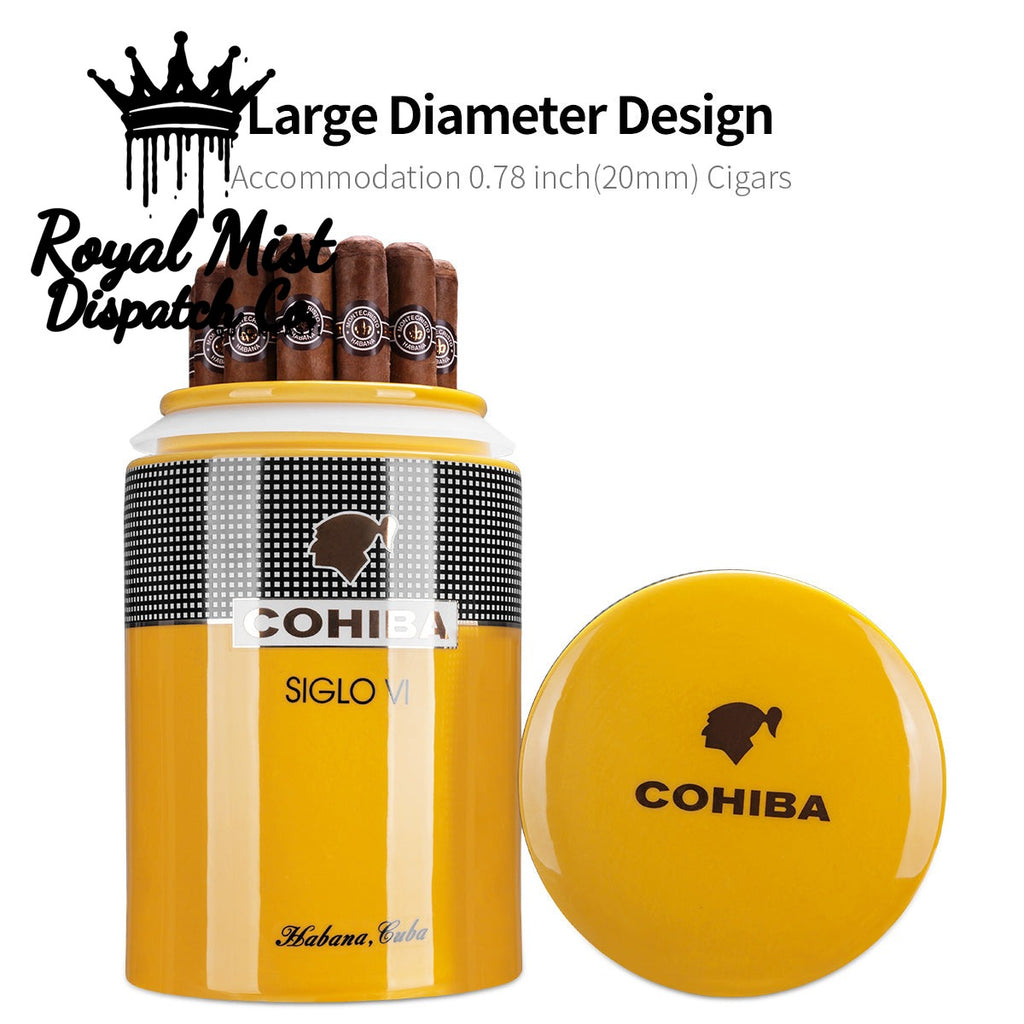 Humidor Jar Habanos Cohiba 25 Cigars Royal Mist Nairobi Kenya 5