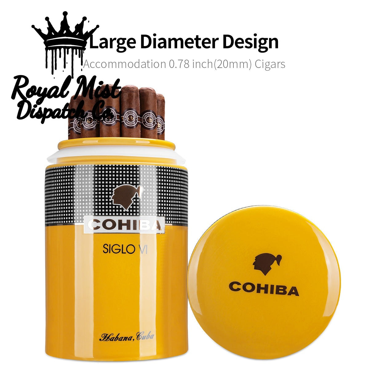 Humidor Jar Habanos Cohiba 25 Cigars Royal Mist Nairobi Kenya 5