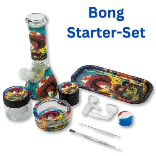 Mushroom Glass Ice Bong Set — Buy Nairobi Kenya | Royal Mist