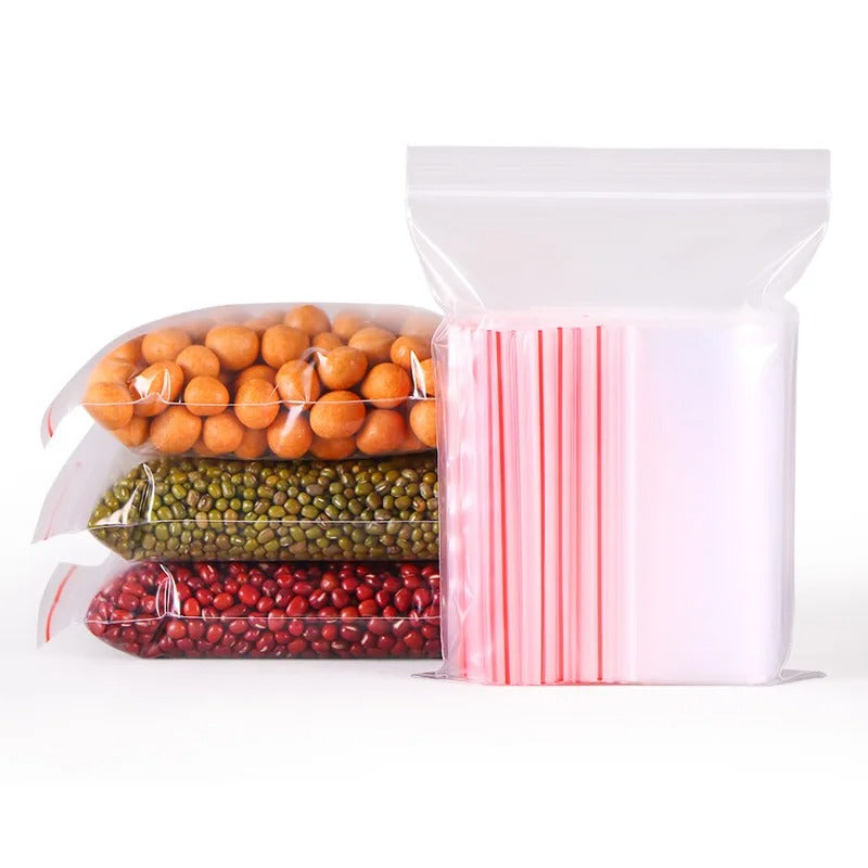 Clear Ziplock Resealable Bags airtight press seal detail — Buy in Nairobi | Royal Mist