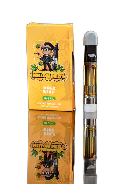 Mellow Melts Hybrid (1000mg) Liquid Diamonds Delta-8 Blend Vape Cartridges