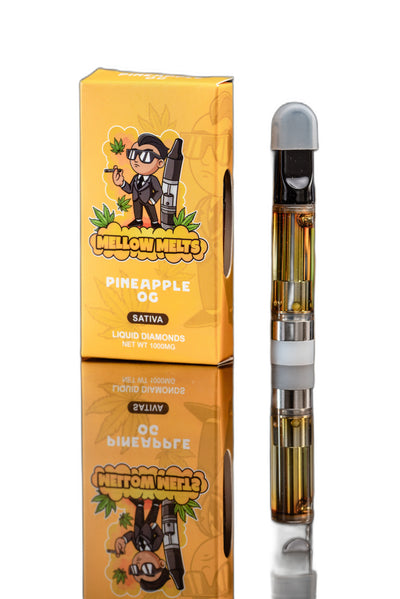 Mellow Melts STVA (1000mg) Liquid Diamonds Delta-8 Blend Vape Cartridges