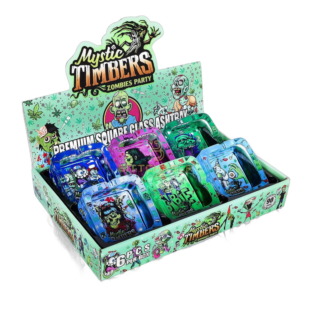 Mystic Timbers Premium Square Glass Ashtray Royal Mist Nairobi Kenya 2