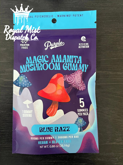 Purple Magic Amanita Mushroom Gummy