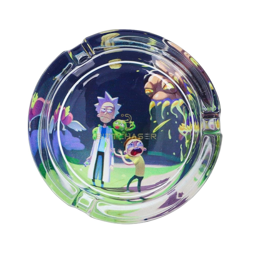 Rick and Morty Premium Round Glass Ashtray Royal Mist Nairobi Kenya 2
