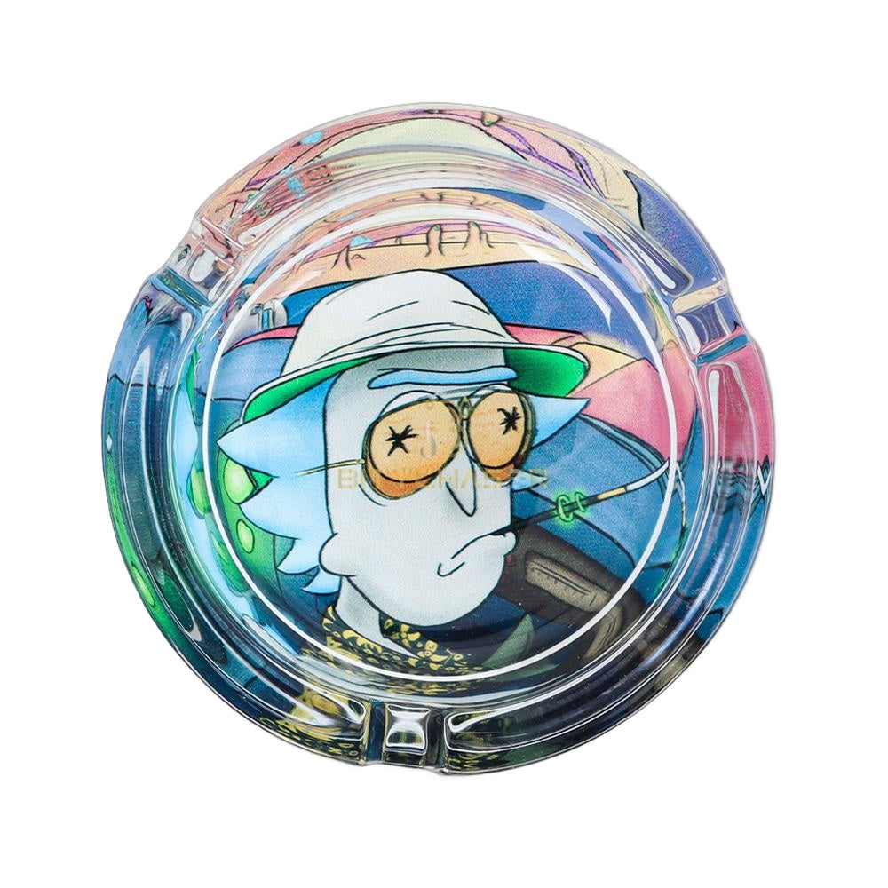 Rick and Morty Premium Round Glass Ashtray Royal Mist Nairobi Kenya 6