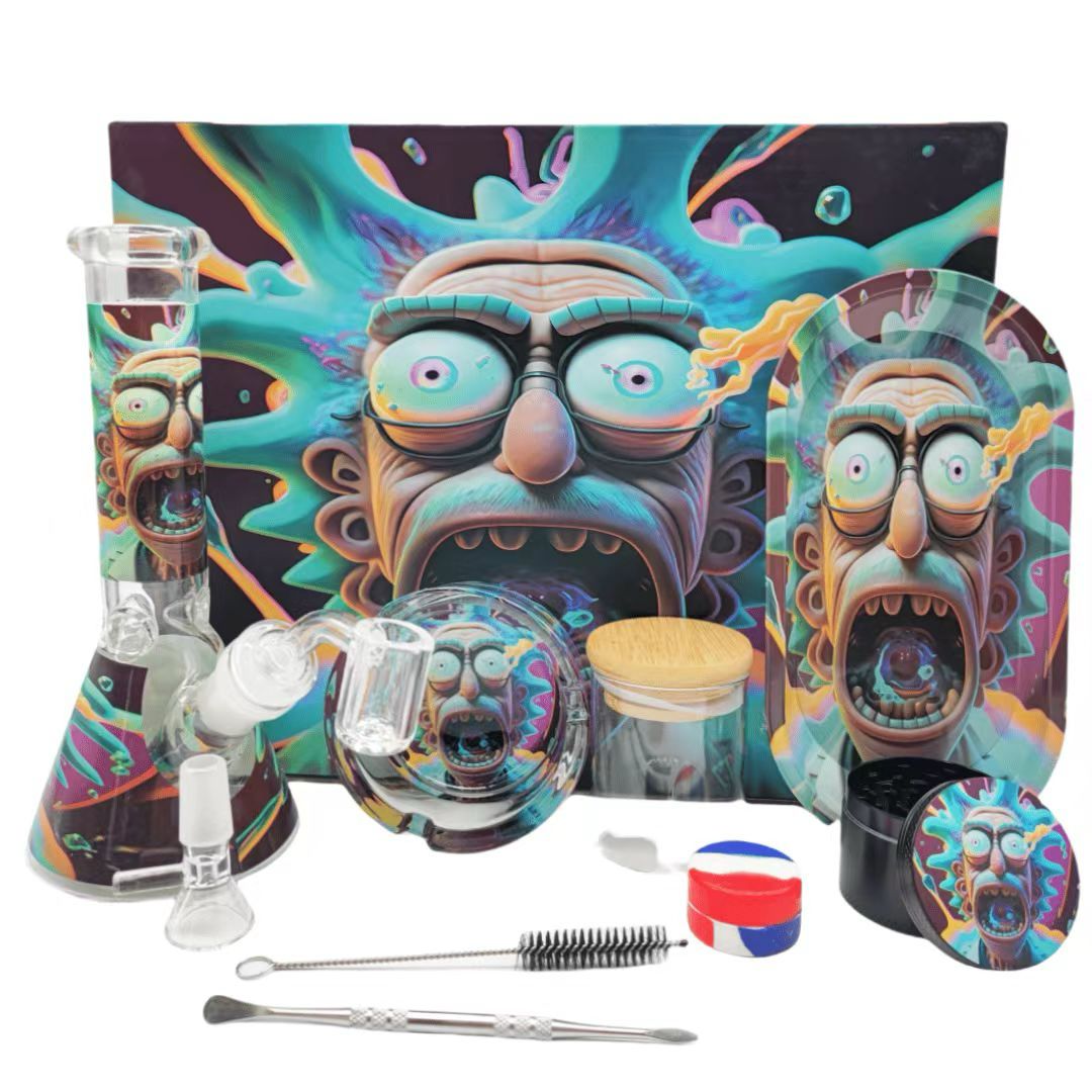Rick and Morty Glass Ice Bong Set — Buy in Nairobi Kenya | Royal Mist