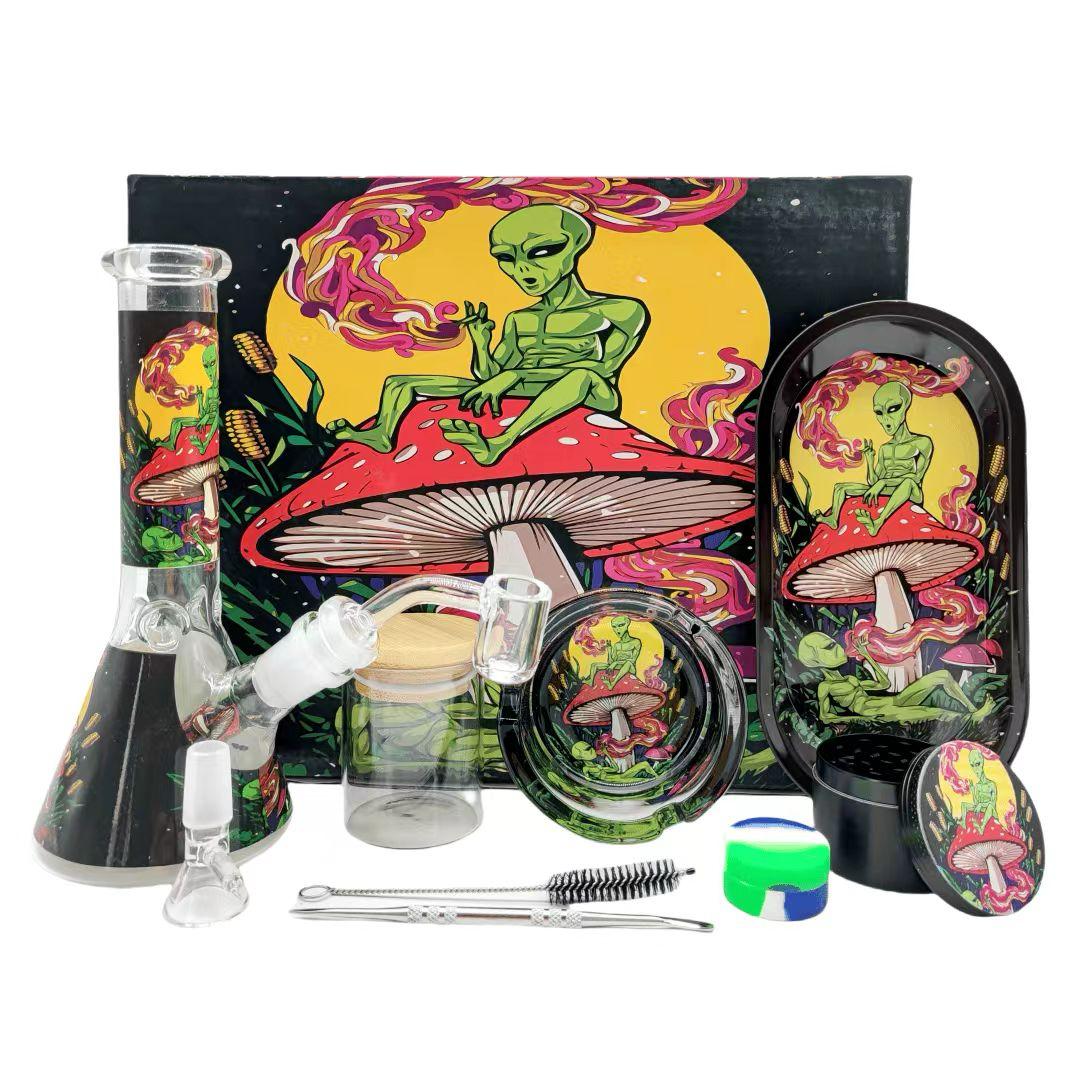 Green Alien Glass Ice Bong Set — Buy in Nairobi Kenya | Royal Mist