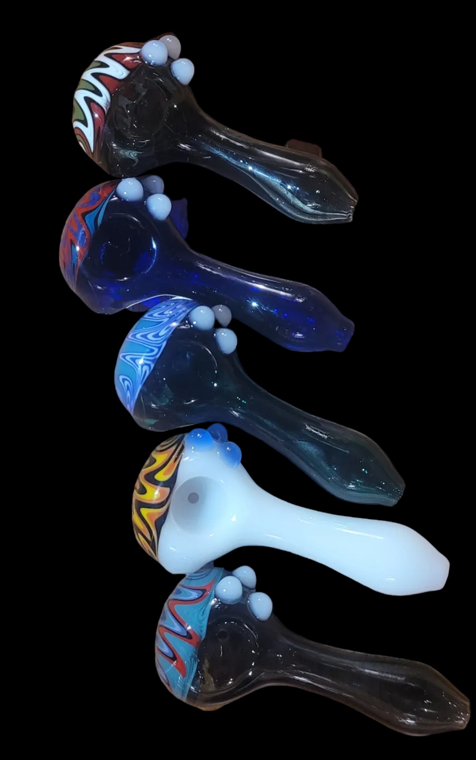 Fancy 5 inch Heavy Glass Hand Pipe — Buy in Nairobi | Royal Mist