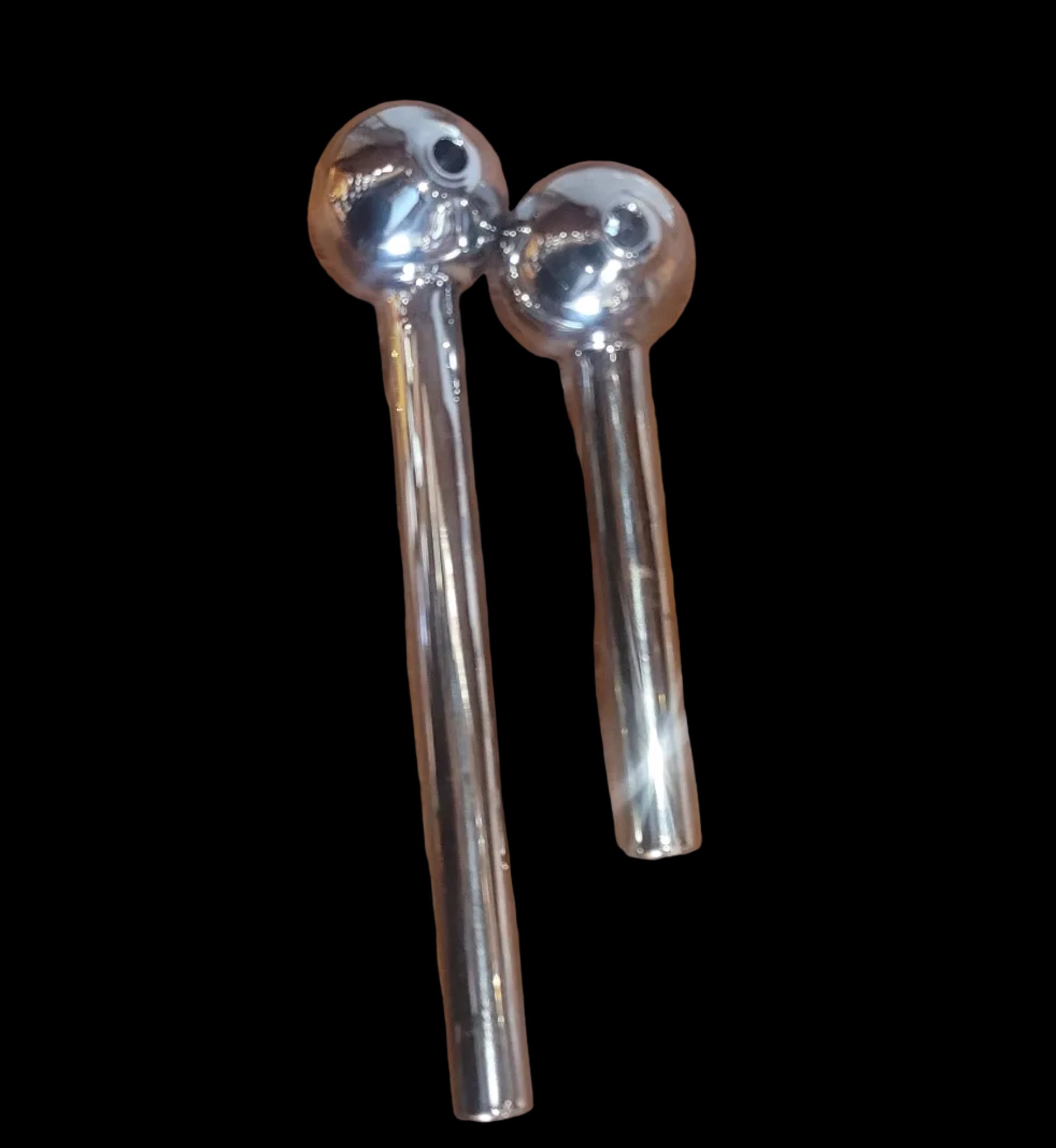 Silver Glass Borosilicate Oil Burner Hand Pipe — Buy in Nairobi | Royal Mist