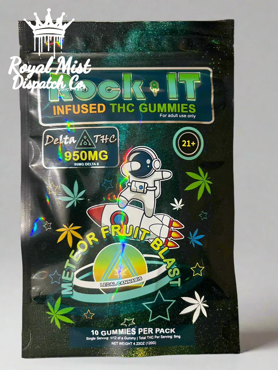 Rock IT Infused THC Gummies 950mg Delta8 Royal Mist Nairobi Kenya 3